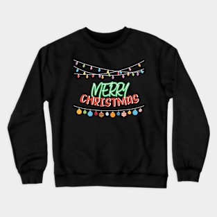 Merry Christmas Happy Holiday Crewneck Sweatshirt